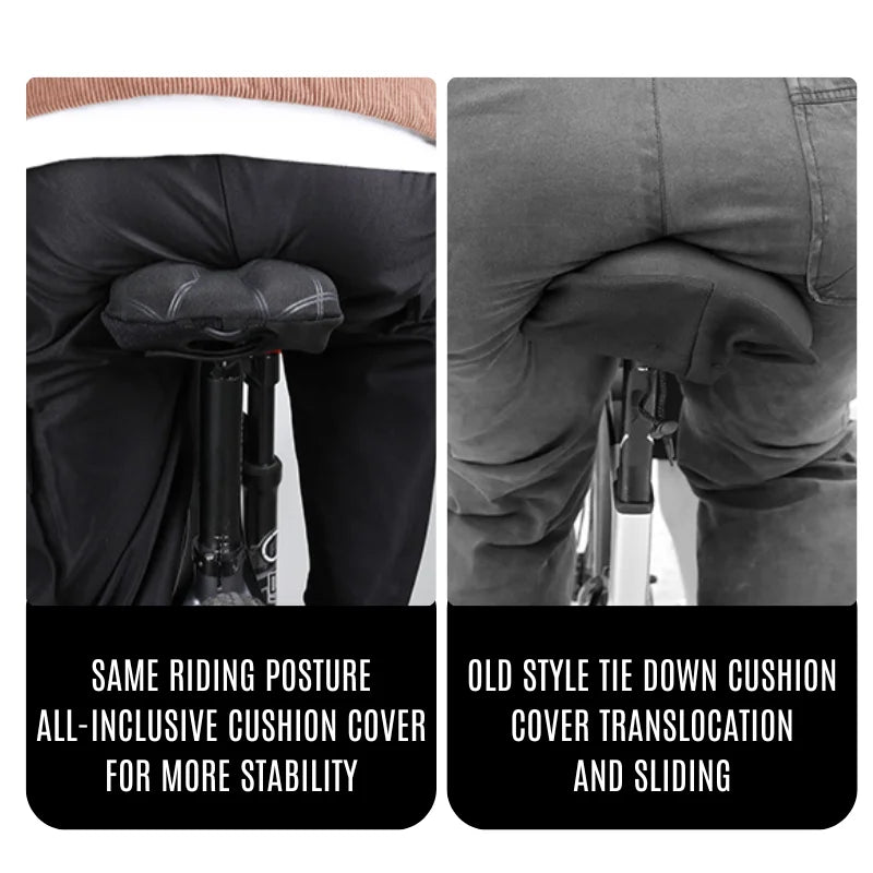 Silicone Gel Bike Seat Cover – Padded Anti-Slip Cushion Bike Seat Cover Nixie