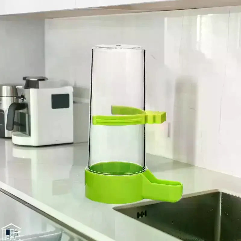 Clip-On Bird Feeder Waterer & Dispenser for Parrot Cages Bird Cage Waterer Nixie