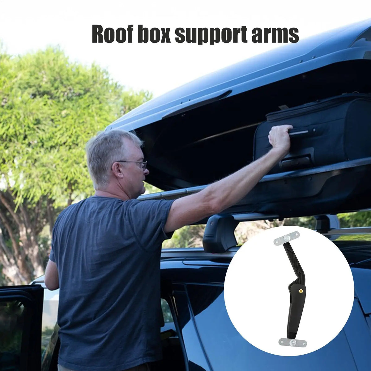 Car Roof Box Support Arm | Cargo Carrier Safety Frame Roof Box Support Arm Nixie