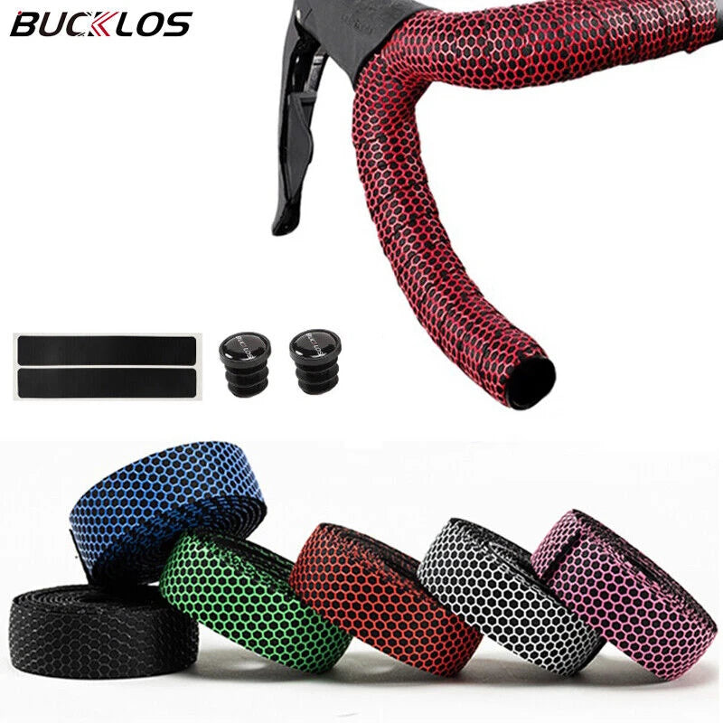 BUCKLOS Road Bike Handlebar Tape – Anti-Slip PU EVA Grip Wrap Bike Handlebar Tape Nixie