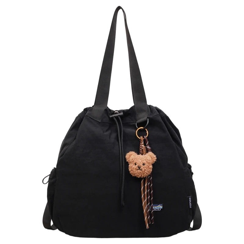 Large Capacity Drawstring Backpack – Travel, School & Hiking Bag
