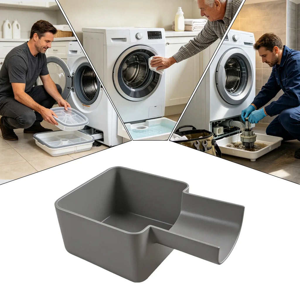 Washing Machine Drain Tray – Leakproof ABS Water Pan Washer Drain Tray Nixie