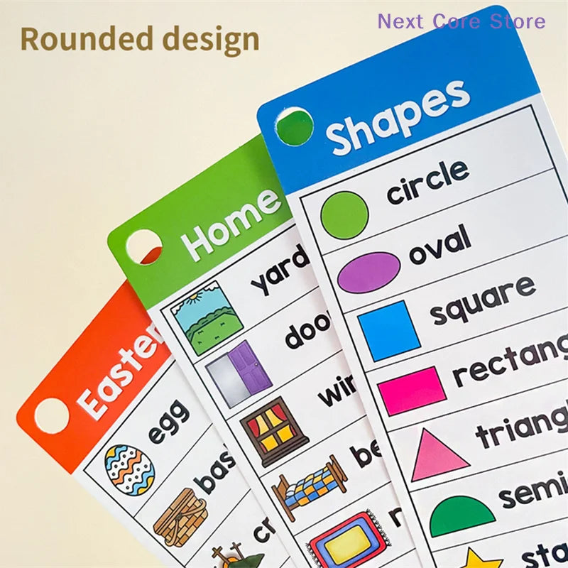 Kids English Vocabulary Flashcards – Seasons, Weather & Animals Educational Flashcards Nixie