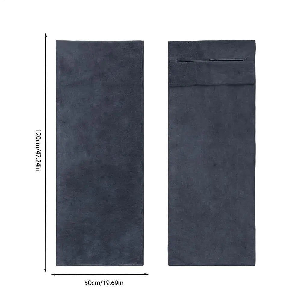 Microfiber Gym Towel – Quick Dry, Absorbent with Zip Pocket