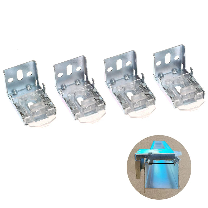 4Pcs 25mm Venetian Blind Ceiling & Wall Mounting Brackets Blind Mounting Brackets Nixie Default Title