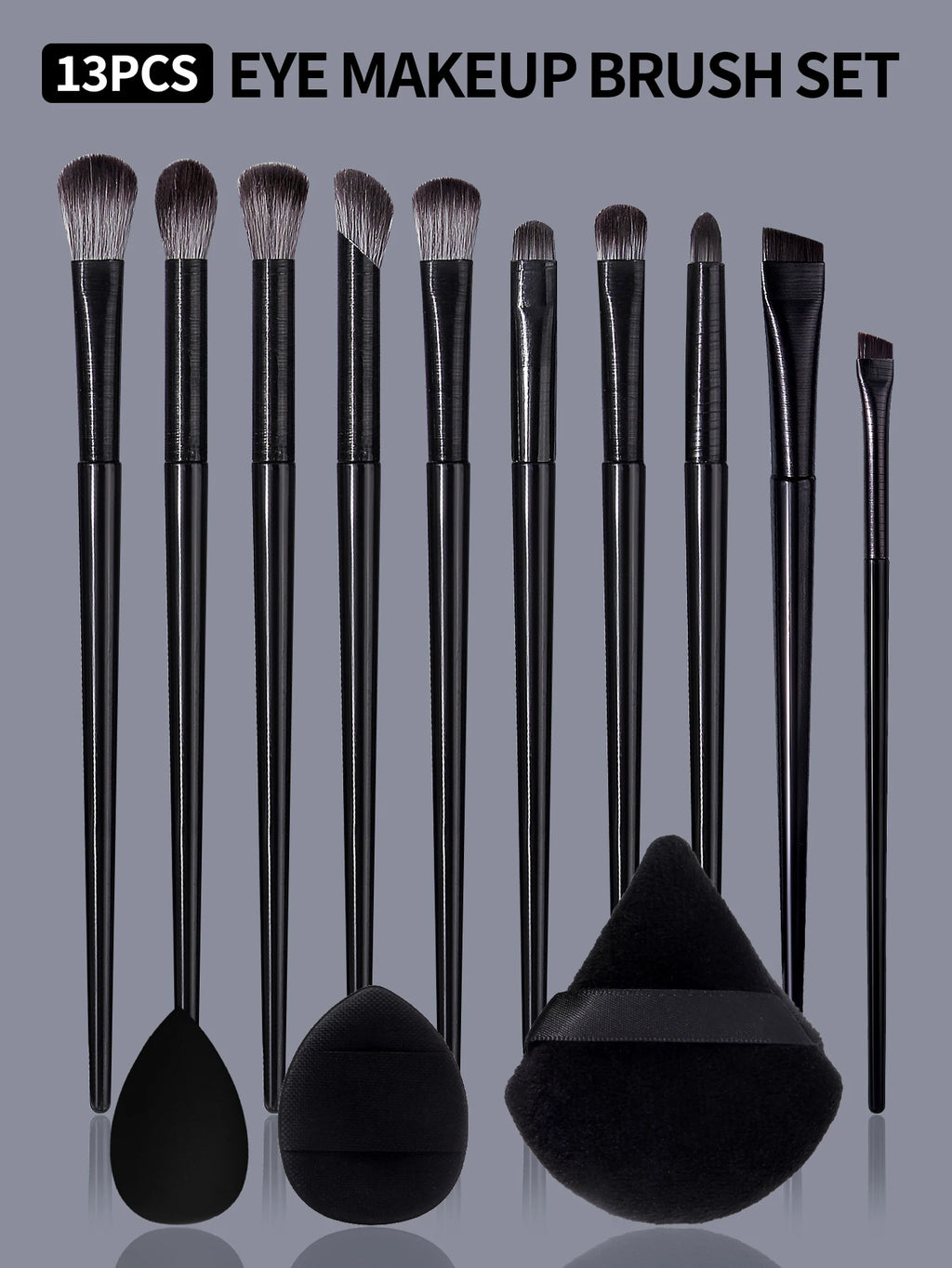 Nixie 13-Pc Eye Makeup Brush Set – Eyeshadow & Contour Eye Makeup Brush Set Nixie