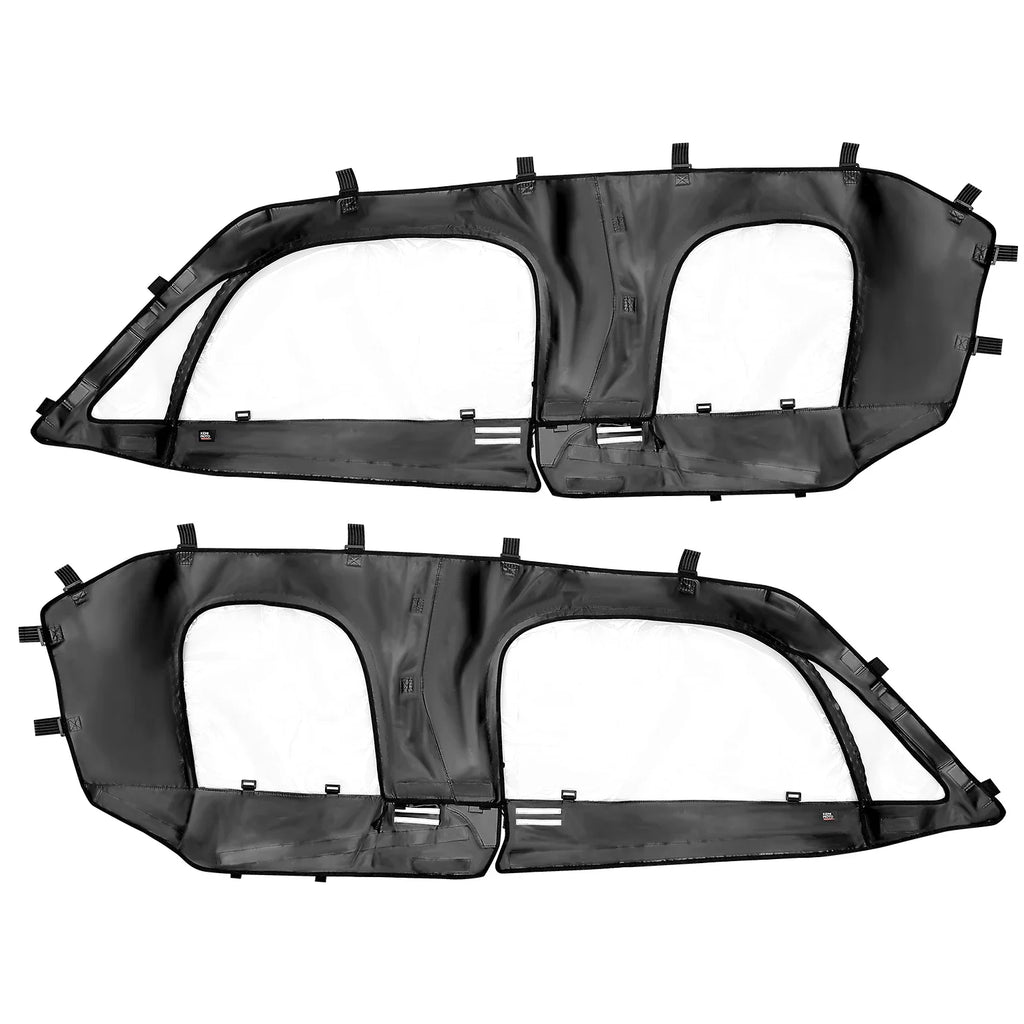 KEMIMOTO Soft Cab Enclosure Kit – Polaris RZR XP 4 1000 2024+ UTV Cab Enclosure Kit Nixie Windshield