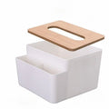 Plastic Desktop Storage Box – Remote & Cosmetics Organizer Desktop Storage Box Nixie WHITE