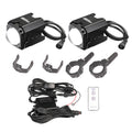 KEMIMOTO 50mm Multi-Color LED Whipless Whip Lights UTV Roll Cage UTV LED Whip Lights Nixie 1 set