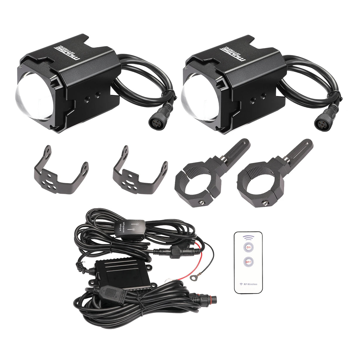 KEMIMOTO 50mm Multi-Color LED Whipless Whip Lights UTV Roll Cage UTV LED Whip Lights Nixie 1 set