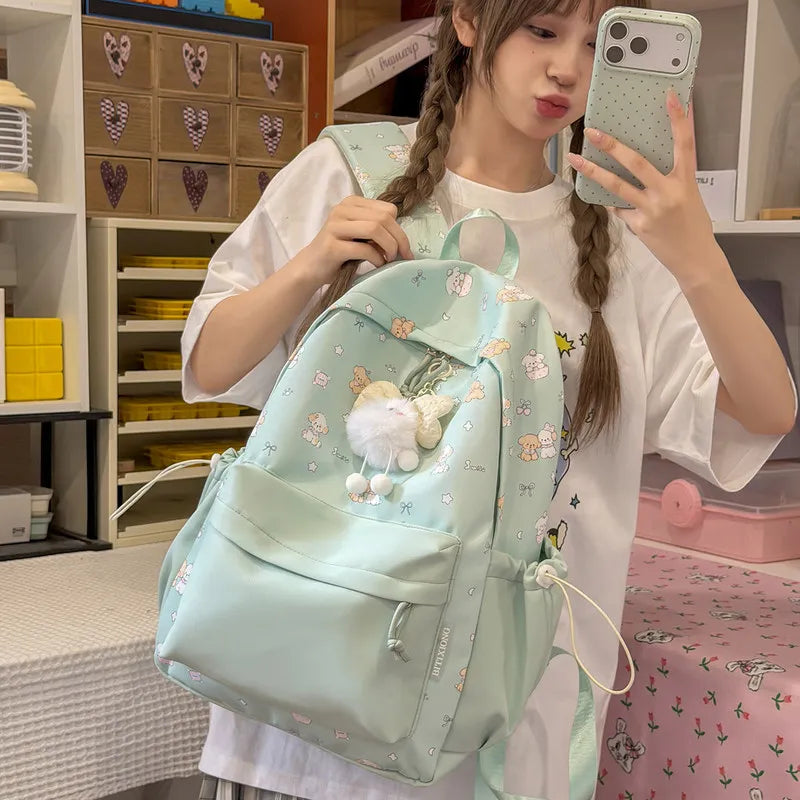 Nixie Cartoon Puppy Women's Backpack – Lightweight Travel Bag Women's Backpack Nixie
