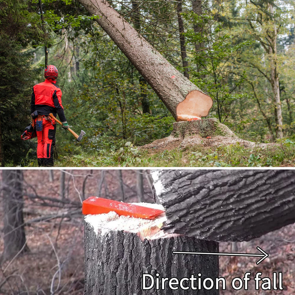 3-Pack Tree Felling Wedges – Chainsaw Logging Wedge Set