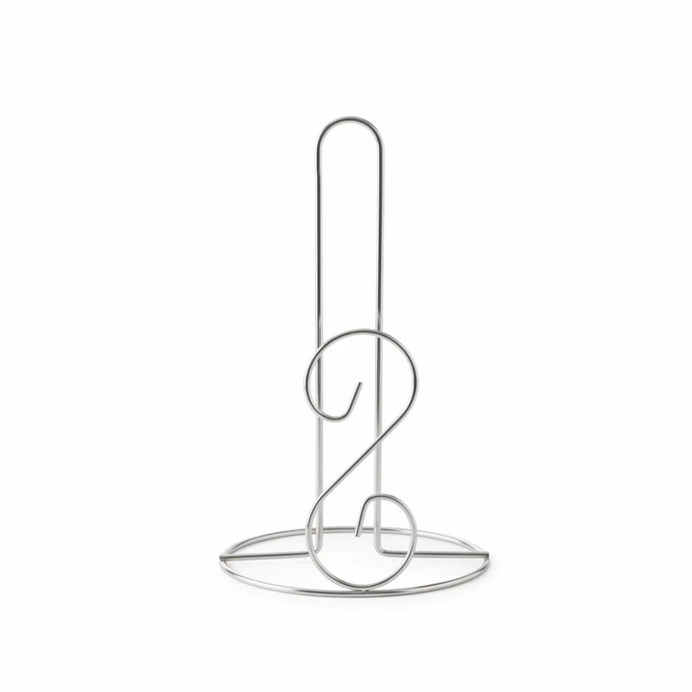 Freestanding Metal Toilet Paper Stand – Modern Rustproof Design Toilet Paper Holder Nixie Silver