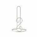 Freestanding Metal Toilet Paper Stand – Modern Rustproof Design Toilet Paper Holder Nixie Silver