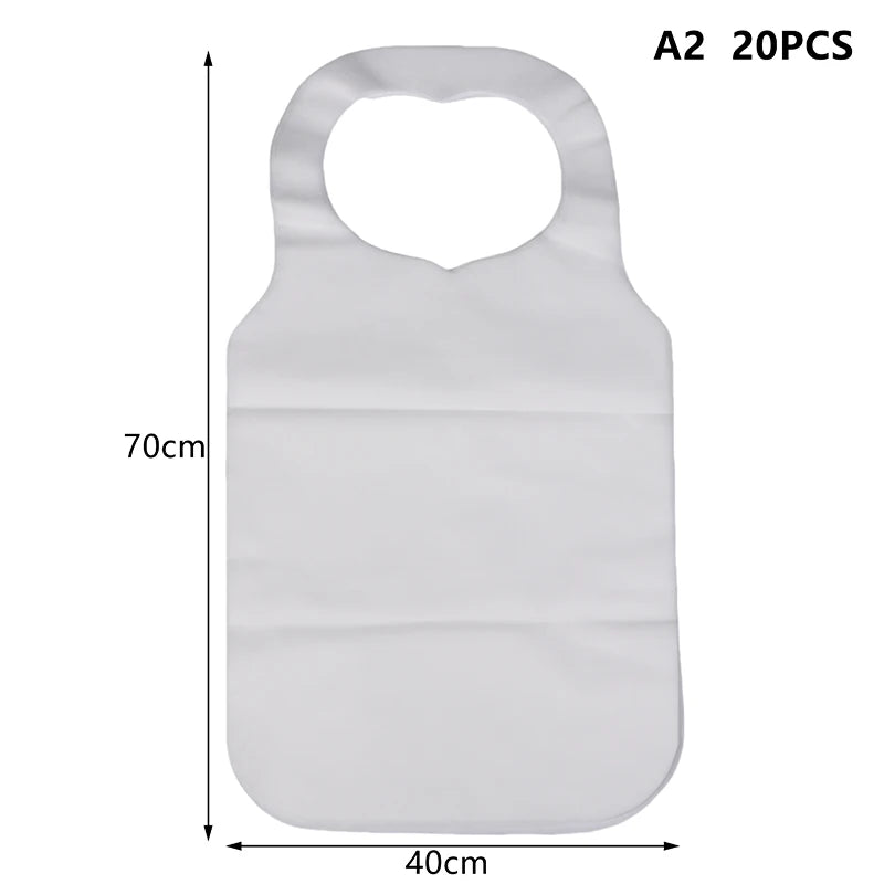Disposable Nonwoven Aprons 10/20 Pack – Waterproof & Oil Resistant Disposable Apron Nixie A2-20pcs