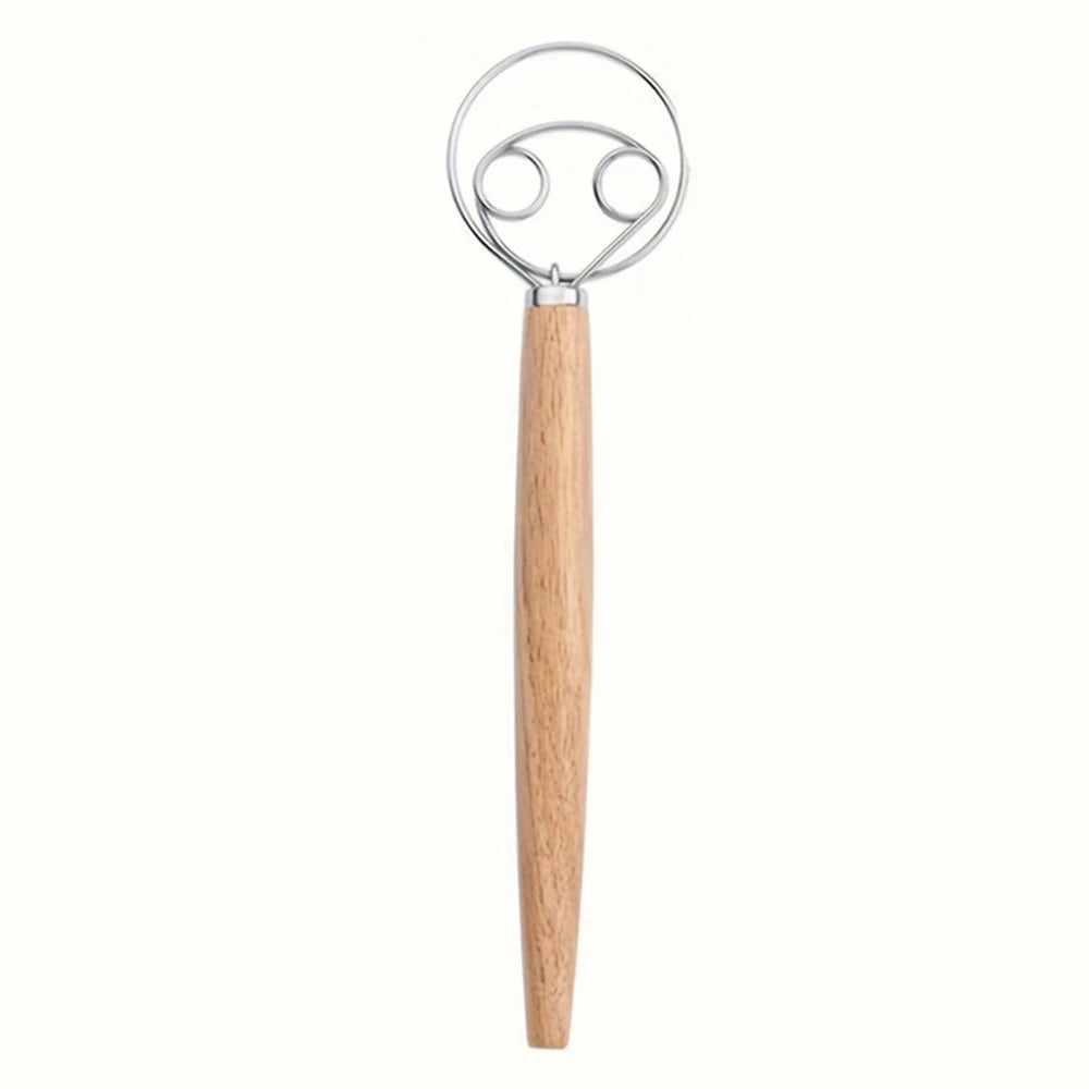 Stainless Steel Dough Whisk – Dutch Bread Kneading Mixer Dough Whisk Nixie Silver