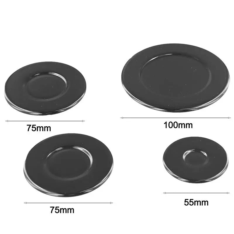 Gas Stove Burner Caps 4/8 Pcs – Durable Hob Crown Set Stove Burner Caps Nixie