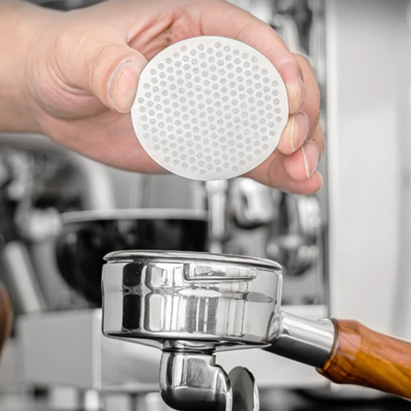 Espresso Puck Screen Filter 51mm 53mm 58.5mm | Reusable Steel Espresso Puck Screen Nixie