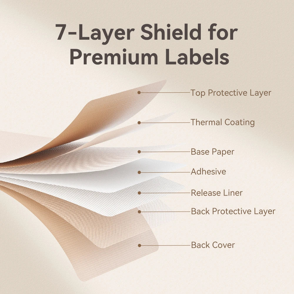 Niimbot Thermal Label Paper Roll | B1 B21 B3S Self-Adhesive Thermal Label Roll Nixie