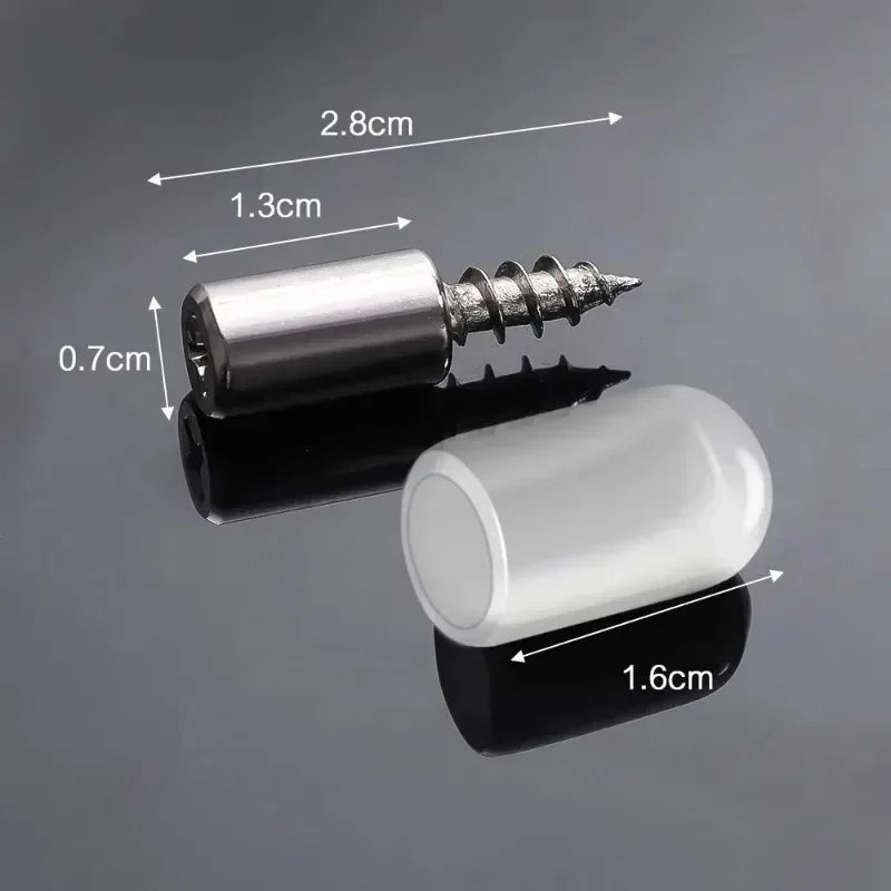 Shelf Support Pegs Self-Tapping Screws with Non-Slip Sleeve 50/100Pcs Shelf Support Pegs Nixie