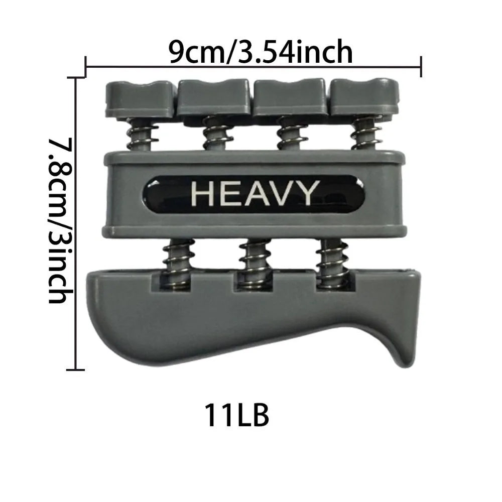 Grip & Finger Strengthener – Adjustable Resistance Trainer Grip Strengthener Nixie Deep Grey-11LB