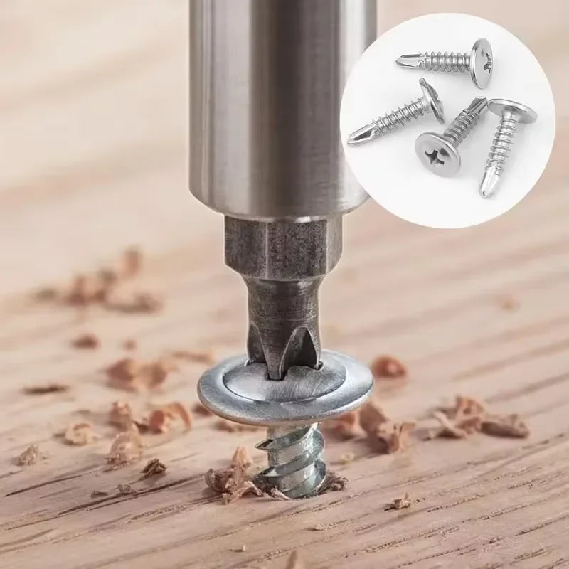 M4.2 Stainless Steel Self-Tapping Screws – 50 or 200 Pack Self-Tapping Screws Nixie