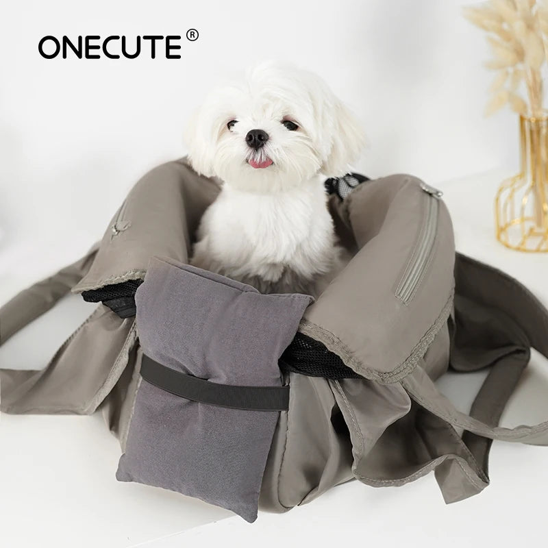 Pet Crossbody Carrier Bag for Small Dogs – 3-Way Carry Dog Carrier Bag Nixie