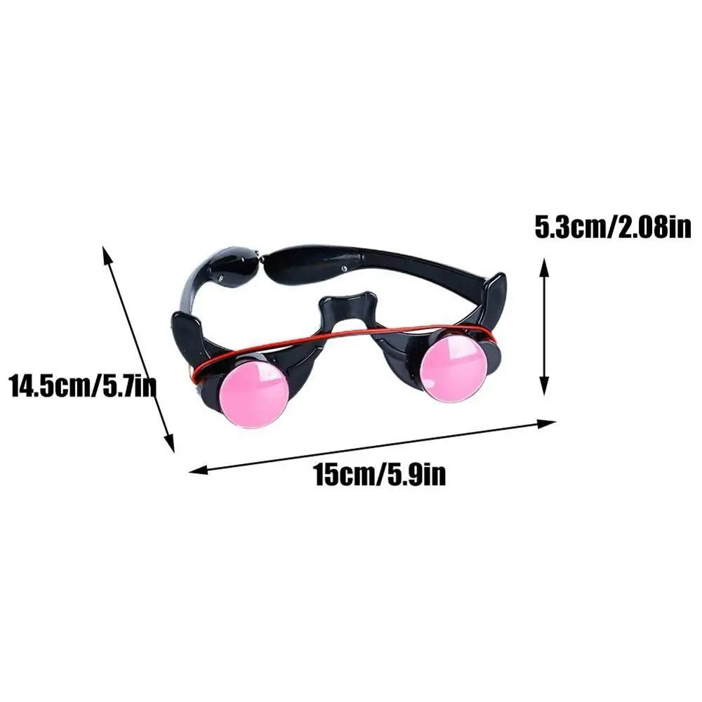 LED Light-Up Red Eyes Glasses – Halloween Cosplay Party Prop