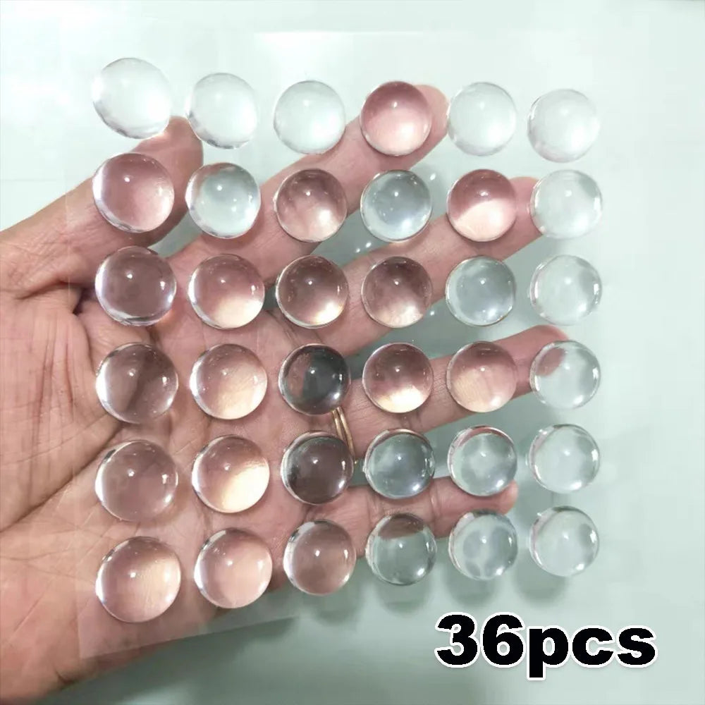 Clear Raised Silicone Keyboard Stickers for Long Nails 36–108 Pcs Nail Art Keyboard Stickers Nixie 36pcs