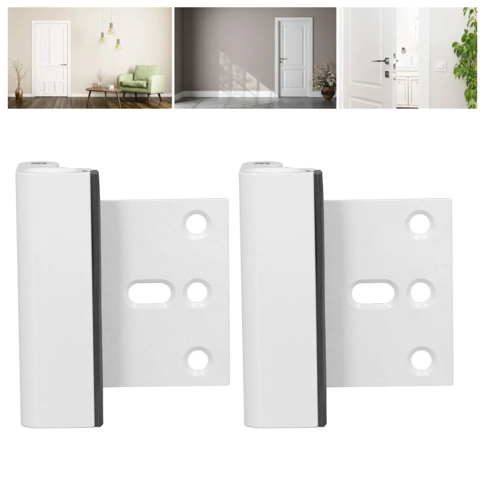 2-Pack Aluminium Door Reinforcement Lock – 800 Lbs Security Door Security Lock Nixie
