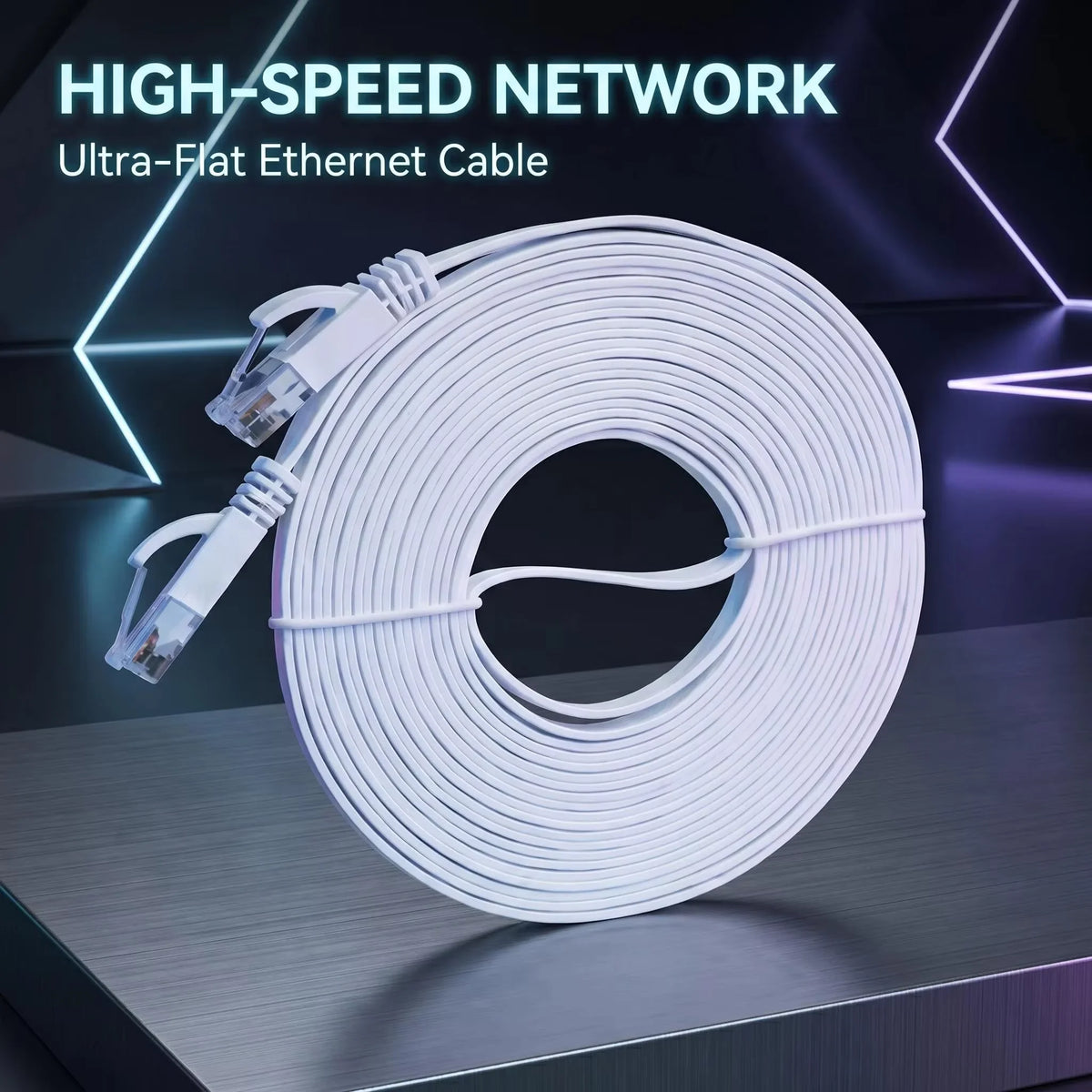 Cat 6 Flat Ethernet Cable UTP 1000Mbps – 0.3m to 30m Ethernet Network Cable Nixie