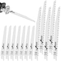12Pcs Reciprocating Saw Blades 6 & 9 Inch High Carbon Steel Set Reciprocating Saw Blades Nixie Default Title