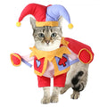 Clown Joker Dog & Cat Costume | Funny Halloween Pet Outfit Pet Costume Nixie S