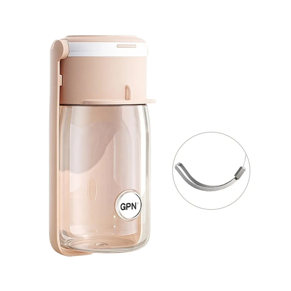 2-in-1 Foldable Pet Water Bottle & Bowl | 360ml/560ml Travel Pet Travel Bottle Nixie 360ml pink