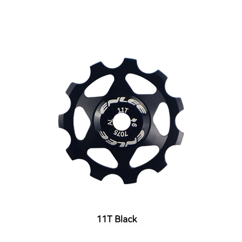 ENLEE 11T 13T CNC Bike Derailleur Jockey Wheel Bearing Pulley Derailleur Jockey Wheel Nixie 11T BLACK