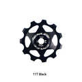 ENLEE 11T 13T CNC Bike Derailleur Jockey Wheel Bearing Pulley Derailleur Jockey Wheel Nixie 11T BLACK