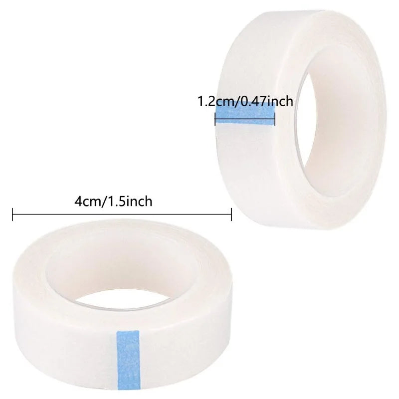 Eyelash Extension Tape – White Paper & Fabric, 5/10 Rolls Eyelash Extension Tape Nixie