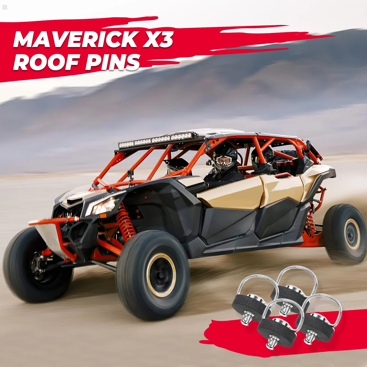 Can-Am Maverick X3 Roof Quick Release Bolts #715003815 – 4 Pcs UTV Roof Fastener Nixie
