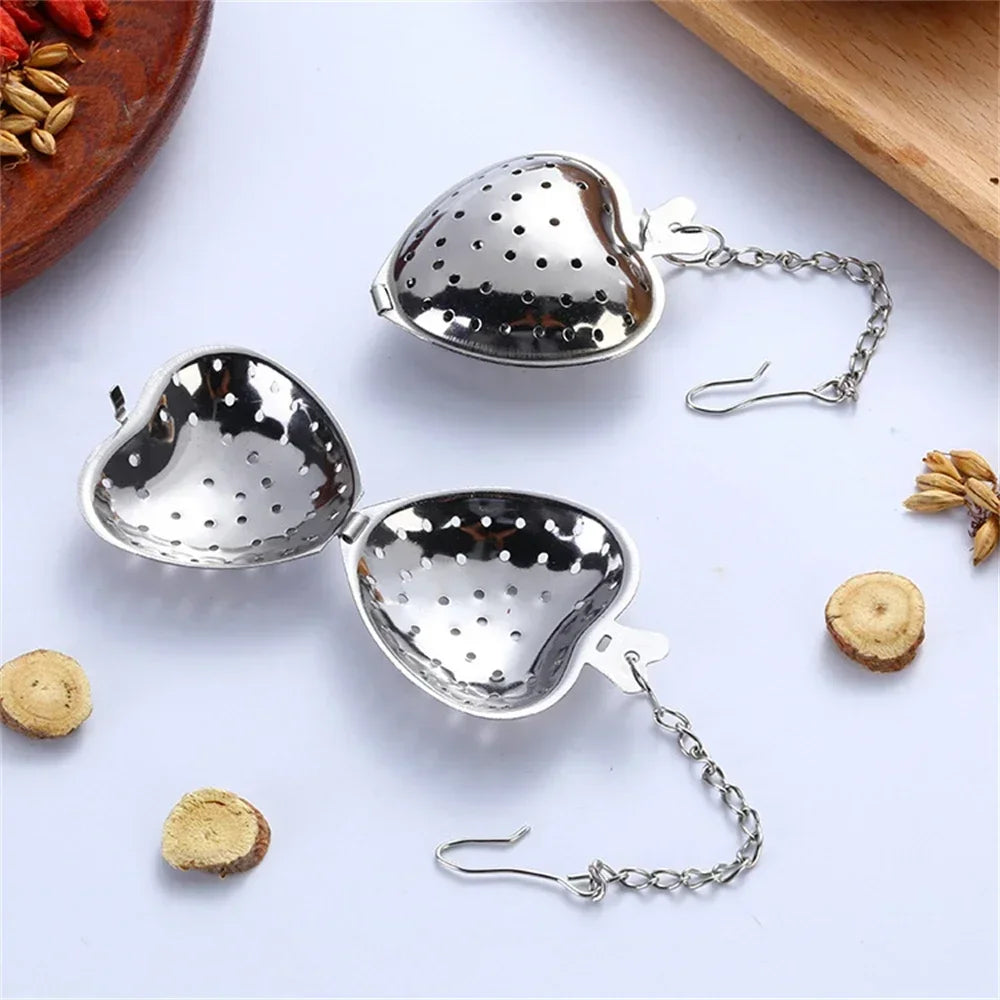 Heart Shaped Stainless Steel Tea Infuser | Fine Mesh Strainer