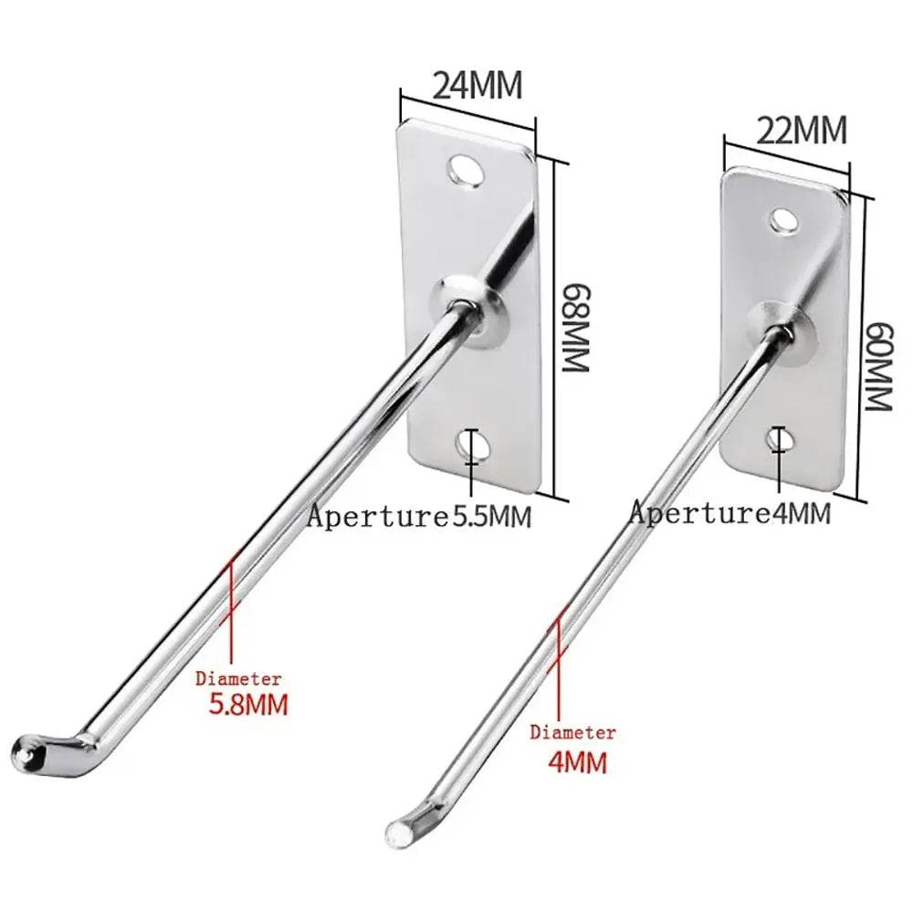 Steel Pegboard Wall Hook for Tools, Kitchen & Garage Organizer Pegboard Wall Hook Nixie