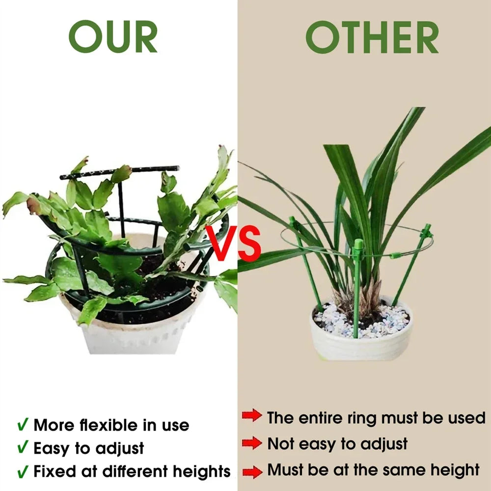 T-Shaped Plant Support Stakes | Garden Pot Rack Set 4/8pc Plant Support Stakes Nixie