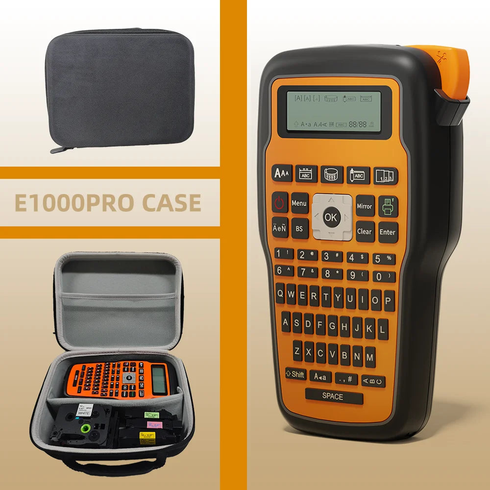 MarkDomain E1000PRO Label Maker EVA Hard Carrying Case