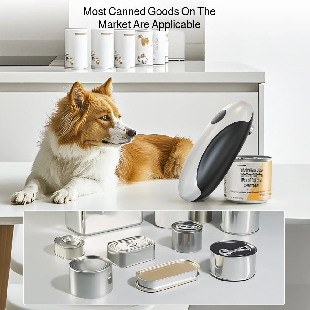 Nixie Electric Can Opener – Rechargeable One-Touch Automatic