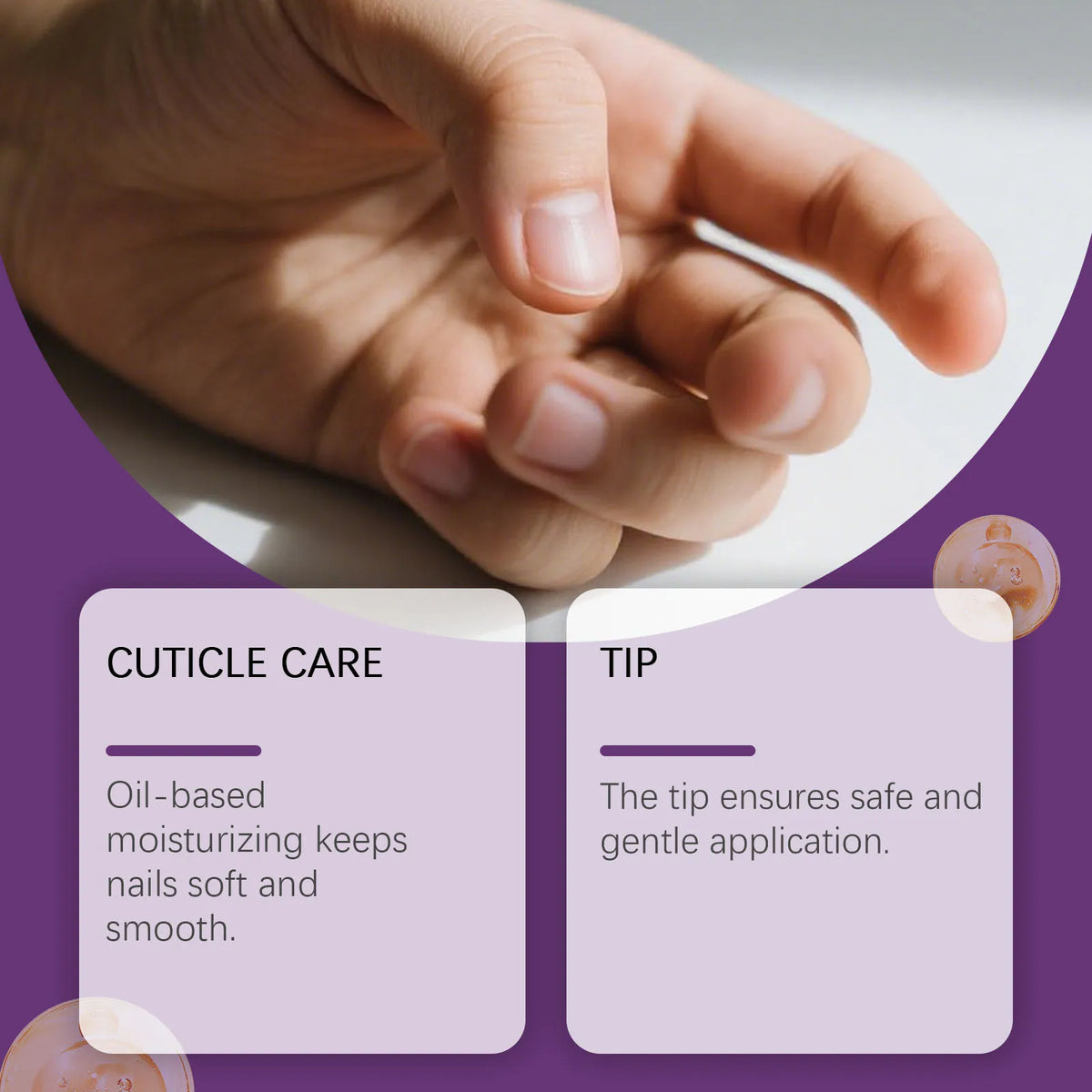 4-in-1 Cuticle Oil Pen – Jojoba, Lavender & Grape Extract Cuticle Oil Pen Nixie