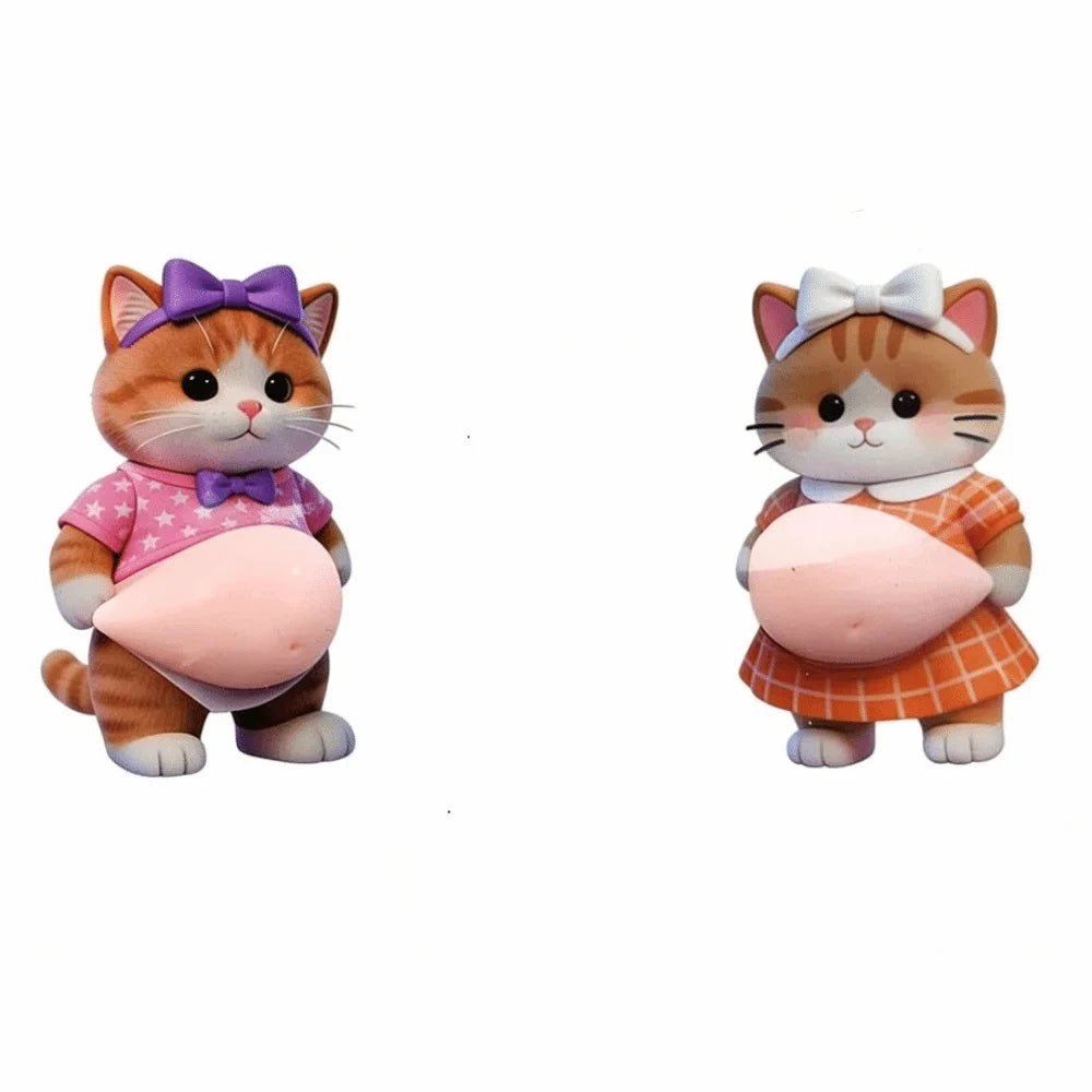 Chubby Shiba Inu 3D Squeezable Dog Stickers – 2 or 4 PCS 3D Novelty Stickers Nixie