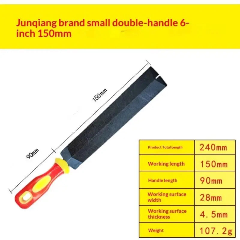T12 Steel Rhombus File with Non-Slip Handle | Woodworking Hand File Tool Nixie B
