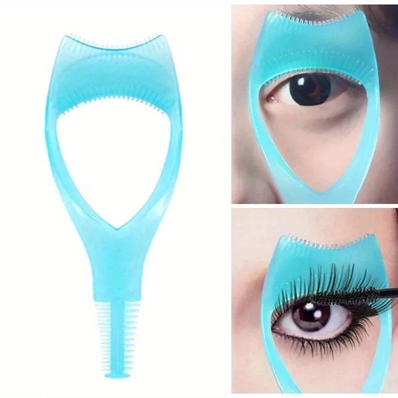 4PCS Mascara Applicator Shield & Eyebrow Stencil Tool Set Eye Makeup Tool Set Nixie
