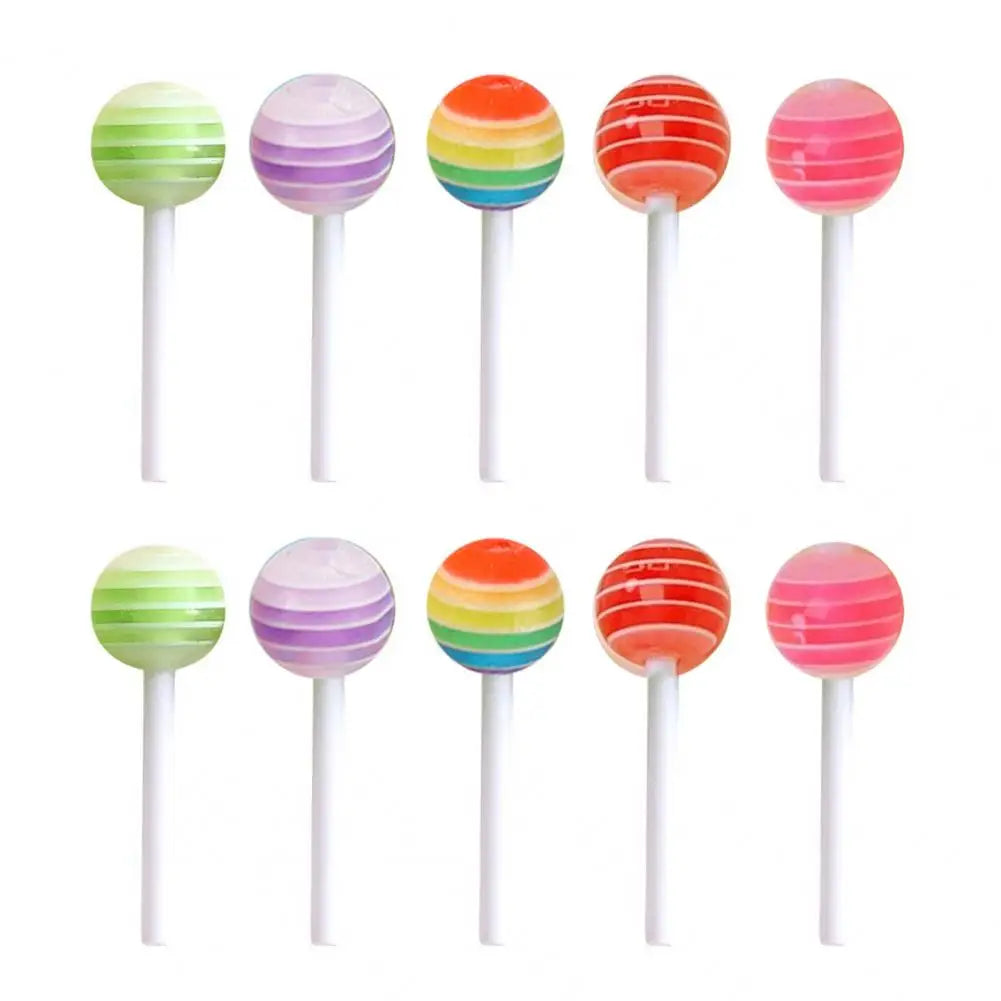 Miniature Resin Lollipop Figurines – Dollhouse & DIY Decor