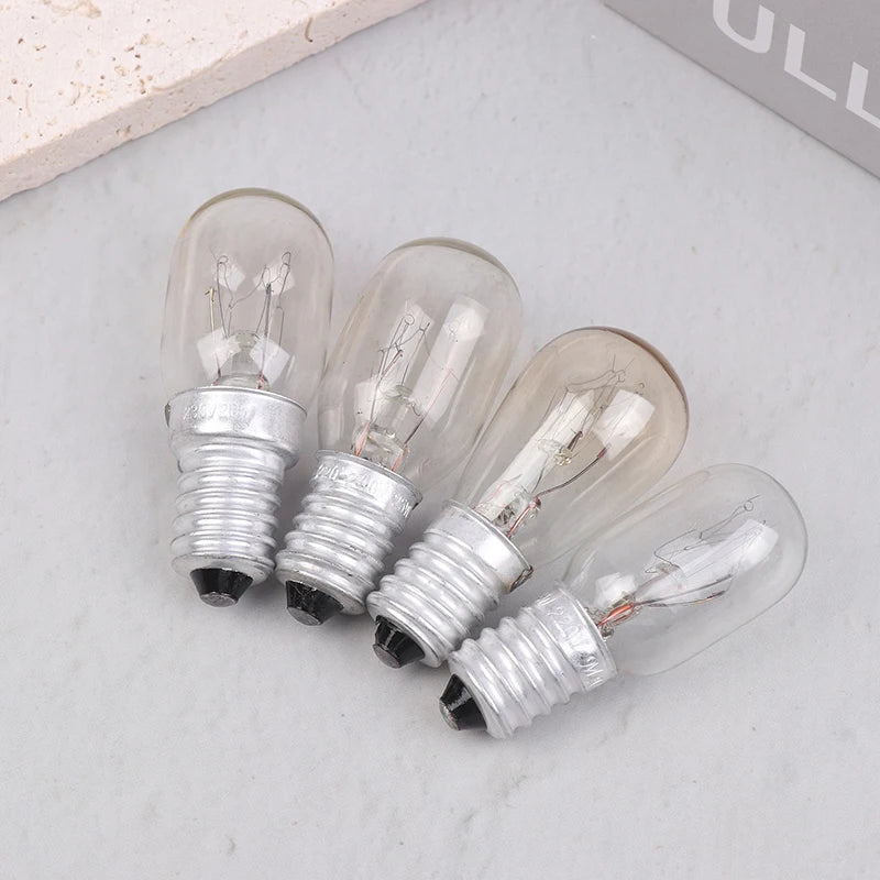 5Pcs E14 Incandescent Bulbs – Salt Lamp, Fridge & Oven 10–25W Incandescent Light Bulbs Nixie