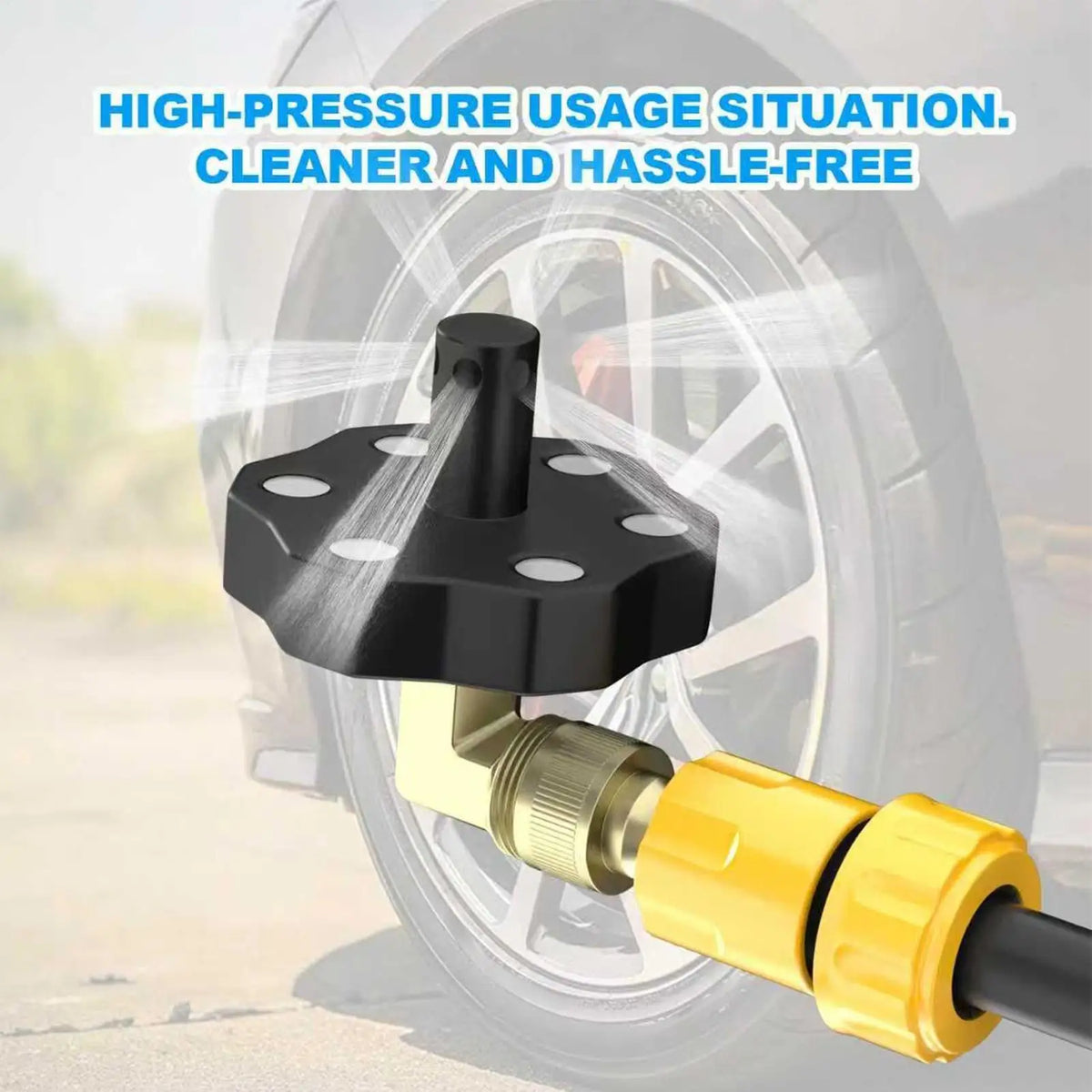 360° Rotating Chassis Flusher Kit | Magnetic Undercarriage Cleaner
